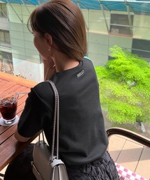[ 岡部あゆみさんコラボ ]バック刺繍Ｔシャツ