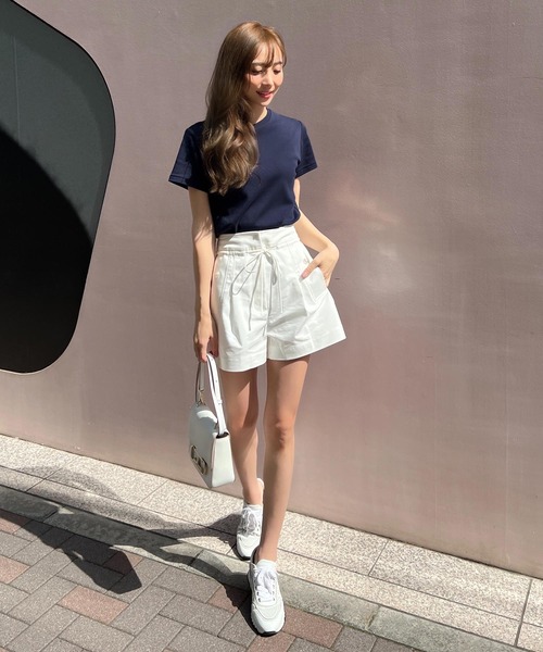 KOBE LETTUCE（コウベレタス）の「[ 岡部あゆみさんコラボ ]バック刺繍Ｔシャツ（Tシャツ/カットソー・レディース・ブラック/ネイビー/オフホワイト・FREE）」の10枚目の写真