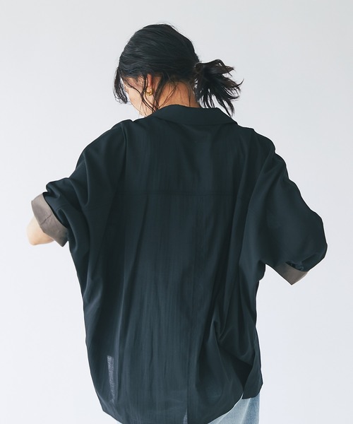 RIVE DROITE（リヴドロワ）の「シアードルマンジャケット（テーラードジャケット・レディース・ブラック/ブラウン・FREE）」の18枚目の写真