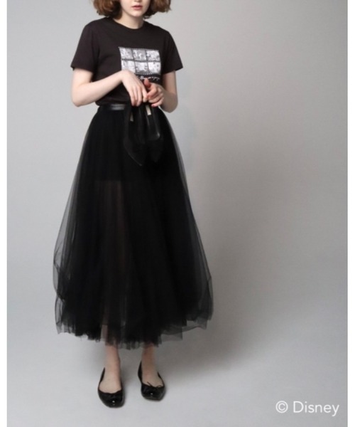 epine(エピヌ)の「<Mickey & Minnie> Film TEE(Tシャツ/カットソー・レディース・ブラック/ホワイト・M/S)」の11枚目の写真