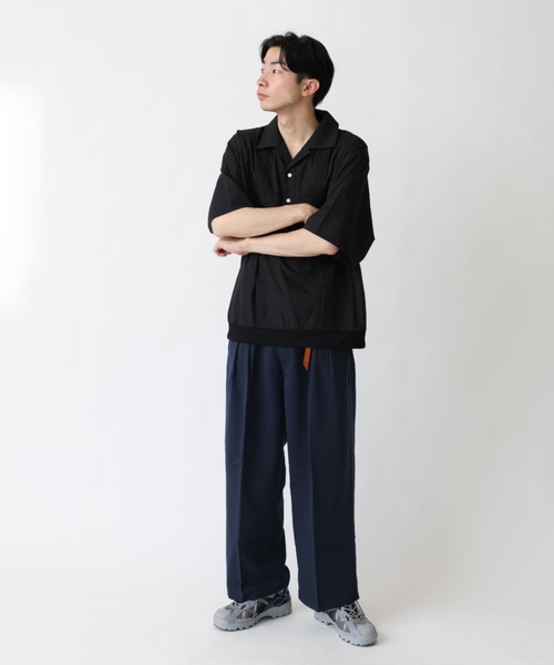 BROKEN BASE(ブロークンベース)の「キューバプルオーバーシャツ(シャツ/ブラウス・メンズ・ブラック/サックスブルー/キナリ・MEDIUM/LARGE)」の17枚目の写真