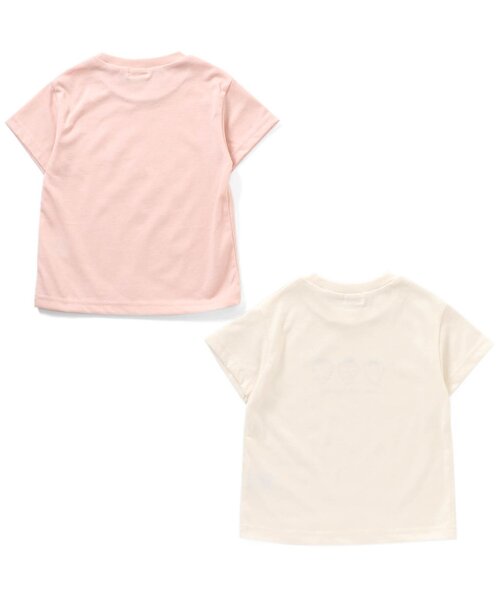 Ampersand(アンパサンド)の「2PセットショートスリーブTシャツ_吸水速乾(Tシャツ/カットソー・キッズ・サックスブルー/ピンク・90/100/110/120/80/130/95/140)」の9枚目の写真