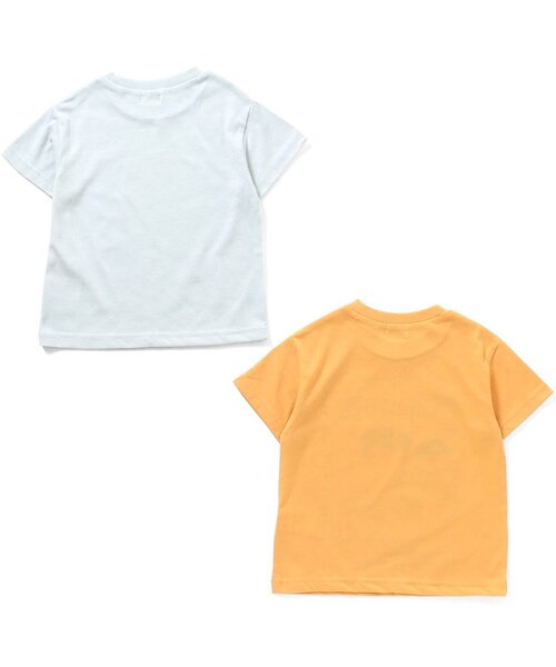 Ampersand(アンパサンド)の「2PセットショートスリーブTシャツ_吸水速乾(Tシャツ/カットソー・キッズ・サックスブルー/ピンク・90/100/110/120/80/130/95/140)」の5枚目の写真