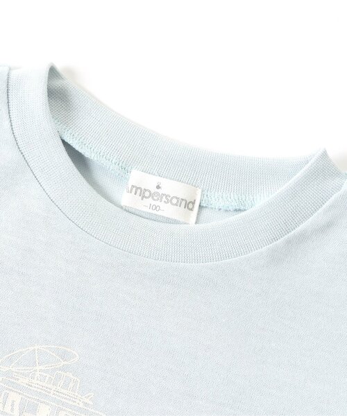 Ampersand(アンパサンド)の「2PセットショートスリーブTシャツ_吸水速乾(Tシャツ/カットソー・キッズ・サックスブルー/ピンク・90/100/110/120/80/130/95/140)」の11枚目の写真