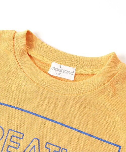 Ampersand(アンパサンド)の「2PセットショートスリーブTシャツ_吸水速乾(Tシャツ/カットソー・キッズ・サックスブルー/ピンク・90/100/110/120/80/130/95/140)」の12枚目の写真