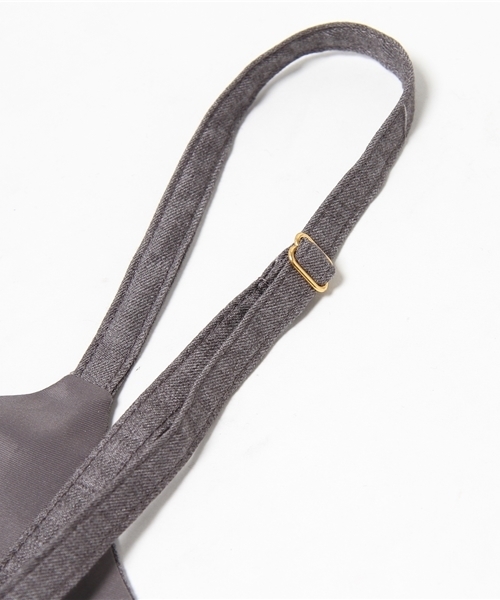 DISCOAT(ディスコート)の「【Discoat】プリーツキャミ(シャツ/ブラウス・レディース・オフホワイト/グレー・フリ-)」の6枚目の写真