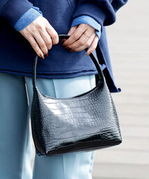 Ray BEAMS | Ray BEAMS / クロコ風 ミニ バッグ(トートバッグ)