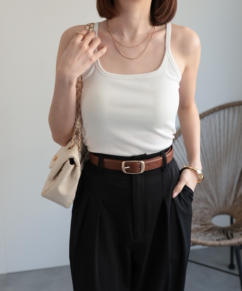 セール】カップ付き バックレースタンクトップ（タンクトップ