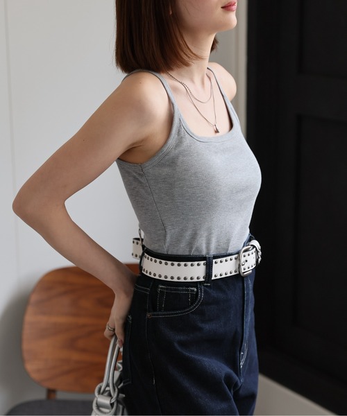 セール】カップ付き バックレースタンクトップ（タンクトップ