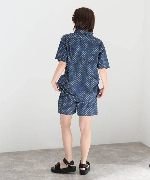 SLEEPY JONES（スリーピージョーンズ）の「【Sleepy Jones/スリーピージョーンズ】MARTIN CAMP SHIRT PAISLEY：シャツ（シャツ/ブラウス・レディース・ネイビー・MEDIUM）」の11枚目の写真