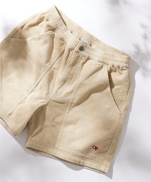 Ocean Pacific（オーシャンパシフィック）の「【Ocean Pacific/オーシャンパシフィック】 別注 CODUROY EASY WALK SHORTS（その他パンツ・メンズ・チャコールグレー/サックスブルー/アイボリー/ライトイエロー・MEDIUM/LARGE/X-LARGE）」の2枚目の写真