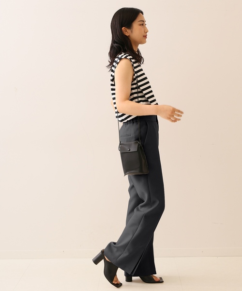 journal standard L'essage(ジャーナルスタンダードレサージュ)の「マットクロススリットパンツ(その他パンツ・レディース・ブラック/ベージュ・38/36)」の7枚目の写真