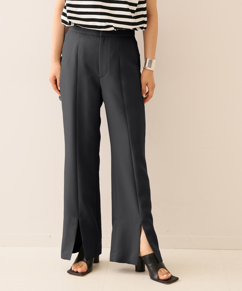 journal standard L'essage(ジャーナルスタンダードレサージュ)の「マットクロススリットパンツ(その他パンツ・レディース・ブラック/ベージュ・38/36)」の13枚目の写真
