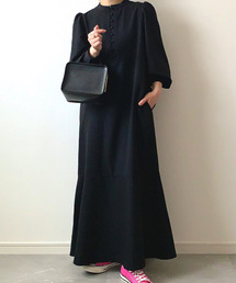 ISOOK | Volume sleeve mermaid one-piece / ボリュームスリーブマーメイドワンピース（mi original item）(ワンピース)