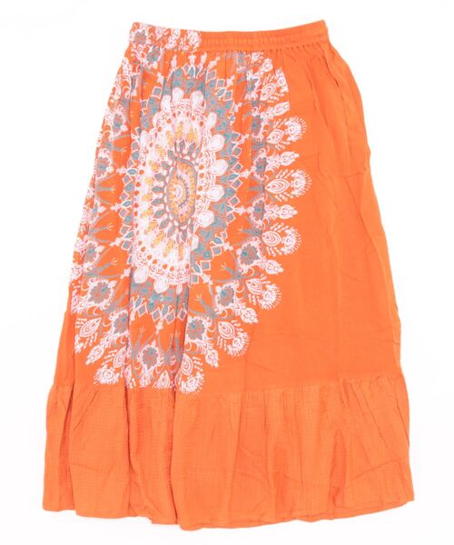 チャイハネ（チャイハネ）の「【チャイハネ】サラリーティアードスカート（スカート・レディース・ホワイト/グレー/オレンジ/グリーン/ネイビー/ブラウン・FREE）」の18枚目の写真