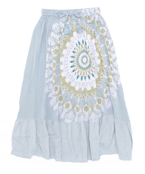 チャイハネ（チャイハネ）の「【チャイハネ】サラリーティアードスカート（スカート・レディース・ホワイト/グレー/オレンジ/グリーン/ネイビー/ブラウン・FREE）」の21枚目の写真