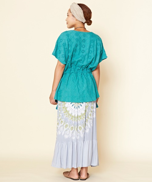 チャイハネ（チャイハネ）の「【チャイハネ】サラリーティアードスカート（スカート・レディース・ホワイト/グレー/オレンジ/グリーン/ネイビー/ブラウン・FREE）」の22枚目の写真