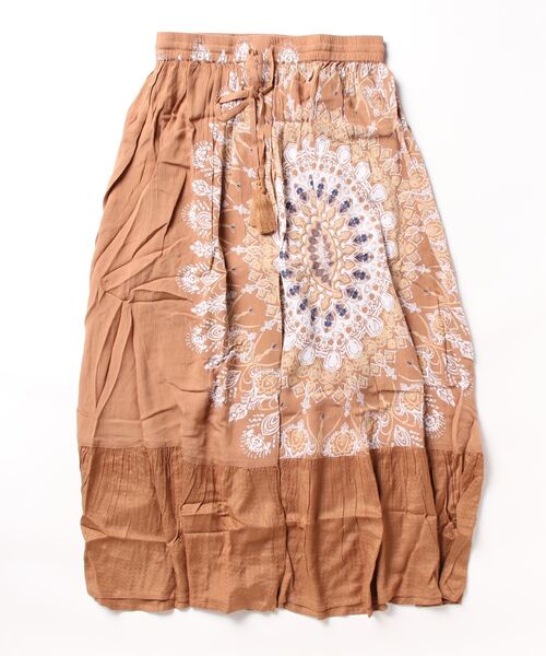 チャイハネ（チャイハネ）の「【チャイハネ】サラリーティアードスカート（スカート・レディース・ホワイト/グレー/オレンジ/グリーン/ネイビー/ブラウン・FREE）」の13枚目の写真