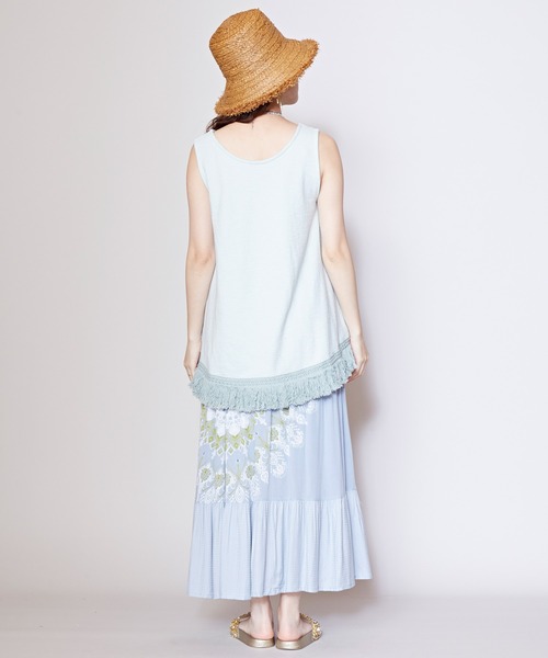 チャイハネ（チャイハネ）の「【チャイハネ】サラリーティアードスカート（スカート・レディース・ホワイト/グレー/オレンジ/グリーン/ネイビー/ブラウン・FREE）」の10枚目の写真