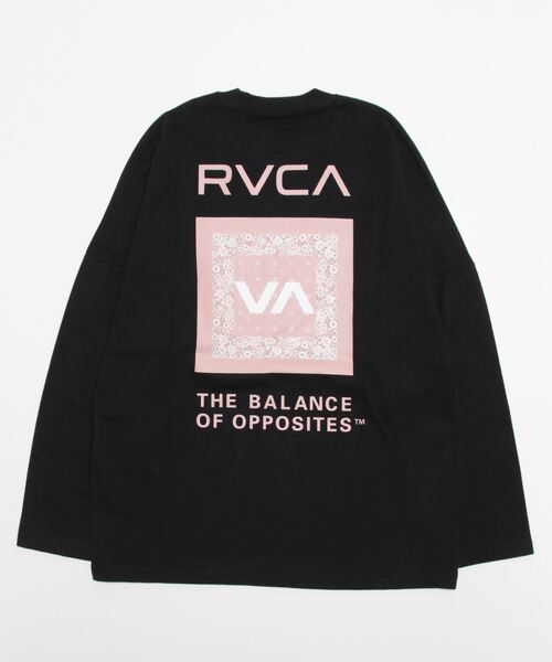 RVCA(ルーカ)の「【ムラサキスポーツ別注】RVCA/ルーカ ビッグシルエット/オーバーサイズ/バックプリントロゴロンT/ペイズリー柄ロングスリーブTEE BC044-P50(Tシャツ/カットソー・レディース・ブラック/ホワイト・M/S)」の8枚目の写真
