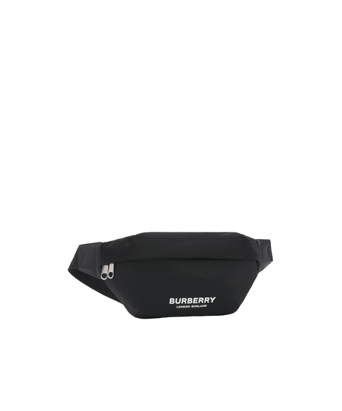 BURBERRY（バーバリー）の「ロゴプリント ナイロン ソニー バムバッグ（ボディバッグ/ウエストポーチ・メンズ・ブラック・ONE SIZE）」の3枚目の写真