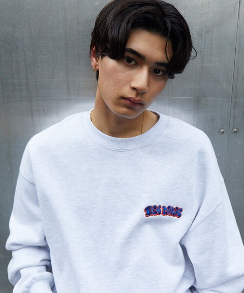 BEN DAVIS（ベンデイビス）の「【BEN DAVIS/ベンデイビス】別注タギングバックプリントクルーネックスウェット/裏起毛/ユニセックス（スウェット・メンズ・チャコールグレー/ライトグレー/ブルー/グリーン・SMALL/MEDIUM/LARGE/X-LARGE）」の7枚目の写真
