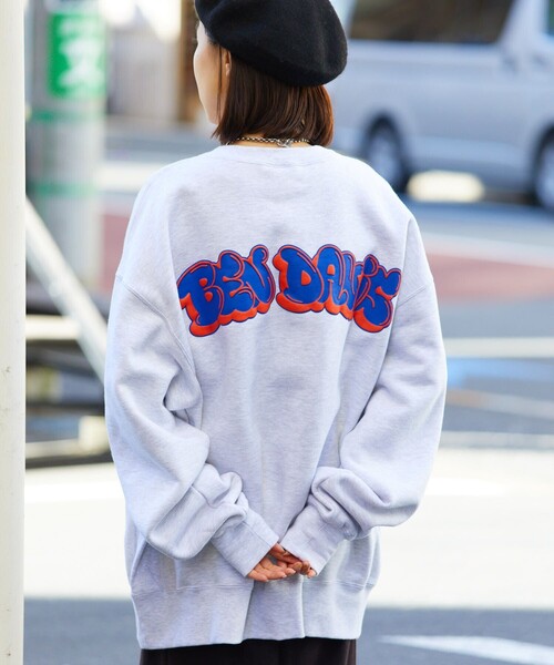 BEN DAVIS（ベンデイビス）の「【BEN DAVIS/ベンデイビス】別注タギングバックプリントクルーネックスウェット/裏起毛/ユニセックス（スウェット・メンズ・チャコールグレー/ライトグレー/ブルー/グリーン・SMALL/MEDIUM/LARGE/X-LARGE）」の12枚目の写真