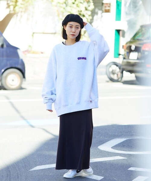 BEN DAVIS（ベンデイビス）の「【BEN DAVIS/ベンデイビス】別注タギングバックプリントクルーネックスウェット/裏起毛/ユニセックス（スウェット・メンズ・チャコールグレー/ライトグレー/ブルー/グリーン・SMALL/MEDIUM/LARGE/X-LARGE）」の14枚目の写真