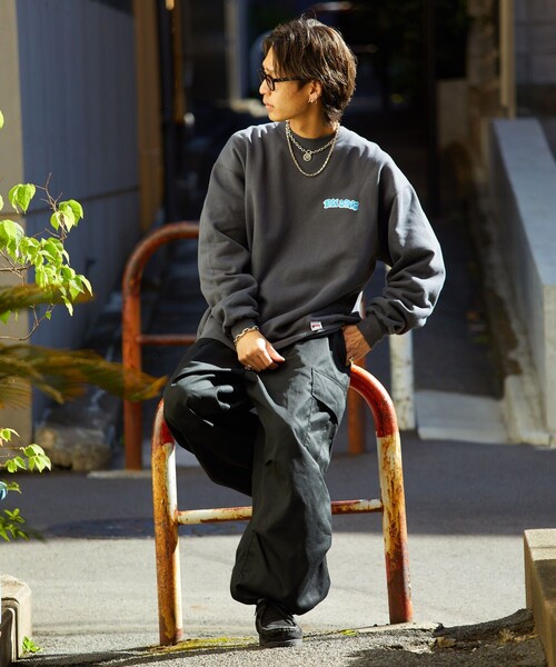 BEN DAVIS（ベンデイビス）の「【BEN DAVIS/ベンデイビス】別注タギングバックプリントクルーネックスウェット/裏起毛/ユニセックス（スウェット・メンズ・チャコールグレー/ライトグレー/ブルー/グリーン・SMALL/MEDIUM/LARGE/X-LARGE）」の20枚目の写真