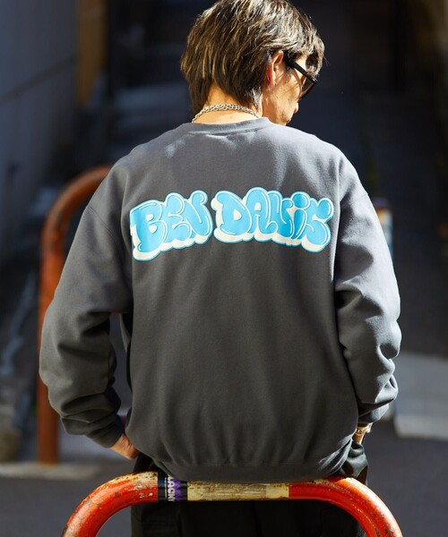 BEN DAVIS（ベンデイビス）の「【BEN DAVIS/ベンデイビス】別注タギングバックプリントクルーネックスウェット/裏起毛/ユニセックス（スウェット・メンズ・チャコールグレー/ライトグレー/ブルー/グリーン・SMALL/MEDIUM/LARGE/X-LARGE）」の21枚目の写真