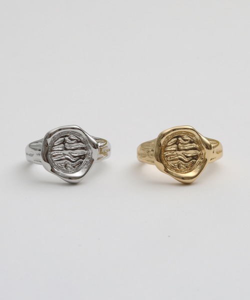 Geel（ギール）の「Geel/シグネットスタンプリング（リング・レディース・シルバー/ゴールド・FREE）」の3枚目の写真