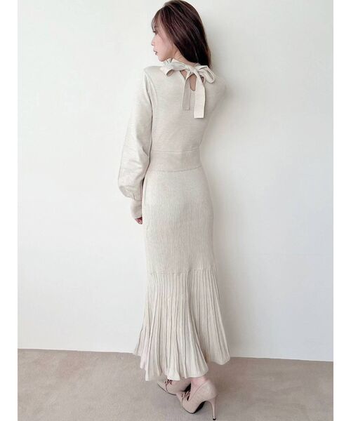 RESEXXY（リゼクシー）の「マーメイドニットワンピース（ワンピース・レディース・ブラック/ピンク/アイボリー・SMALL/MEDIUM）」の21枚目の写真