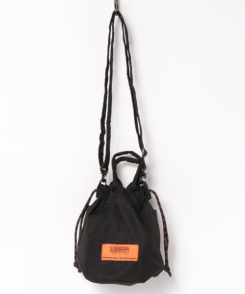 UNIVERSAL OVERALL（ユニバーサルオーバーオール）の「UNIVERSAL OVERALL/ユニバーサルオーバーオール Gabardine 2way pouch(M)  UVO-126（ショルダーバッグ・レディース・ブラック/ベージュ/カーキ・ONESIZE）」の15枚目の写真