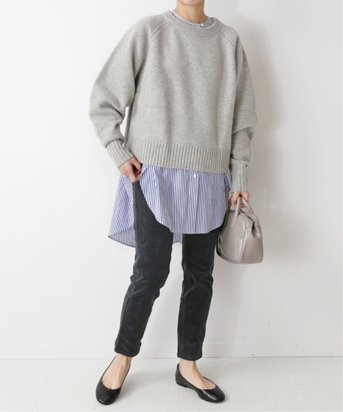 JOURNAL STANDARD relume（ジャーナルスタンダード　レリューム）の「■《追加》コーデュロイイージースキニーパンツ（その他パンツ・レディース・チャコールグレー/ブラウン/ベージュ・36/38/40）」の4枚目の写真