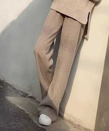 ハイウエストニットパンツ