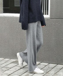 ハイウエストニットパンツ