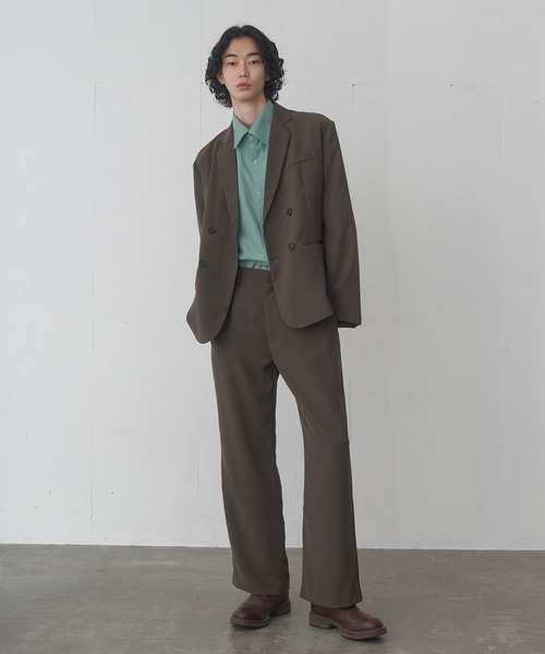 FEKETE(フェケテ)の「OVERSIZED DOUBLE TAILORED JACKET / オーバーフィットダブルテーラードジャケット(テーラードジャケット・メンズ・ブラウン/ブラック・MEDIUM/LARGE)」の17枚目の写真
