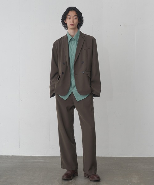 FEKETE(フェケテ)の「OVERSIZED DOUBLE TAILORED JACKET / オーバーフィットダブルテーラードジャケット(テーラードジャケット・メンズ・ブラウン/ブラック・MEDIUM/LARGE)」の7枚目の写真