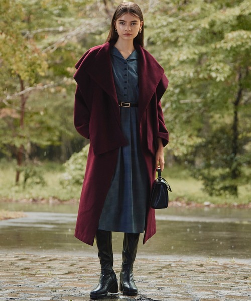 Cheek（チーク）の「ショール付きコート（その他アウター）」 - WEAR