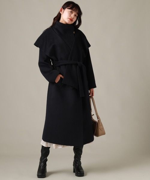 Cheek（チーク）の「ショール付きコート（その他アウター）」 - WEAR