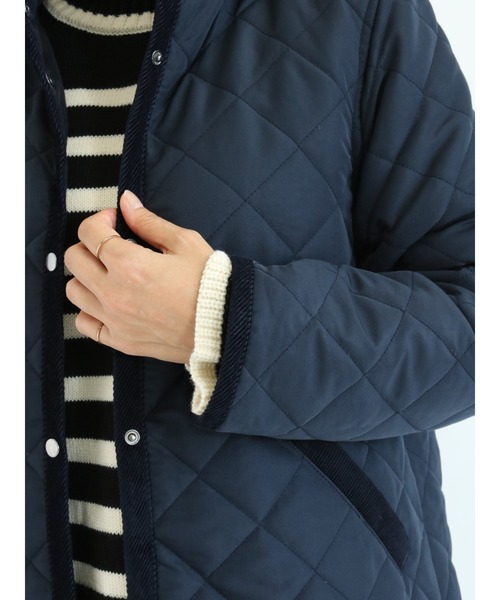 Lugnoncure（ルノンキュール）の「キルトフードコート（その他アウター・レディース・ブラック/ベージュ/ネイビー・ﾌﾘ-）」の10枚目の写真