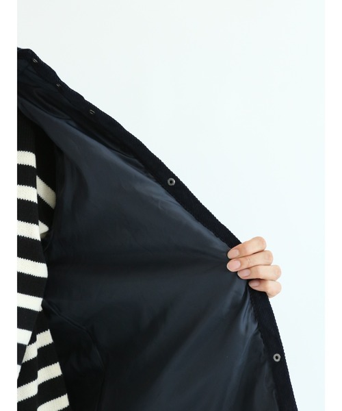 Lugnoncure（ルノンキュール）の「キルトフードコート（その他アウター・レディース・ブラック/ベージュ/ネイビー・ﾌﾘ-）」の14枚目の写真