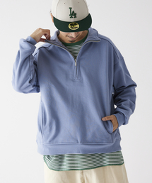 【relume SPORTS WEAR】オーバーサイズ ハーフジップスウェット
