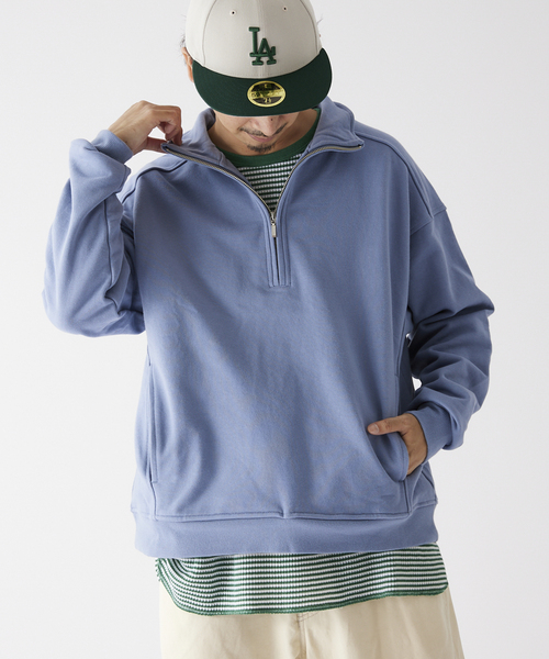 JOURNAL STANDARD relume スウェット セール】【relume SPORTS WEAR】オーバーサイズ ハーフジップ