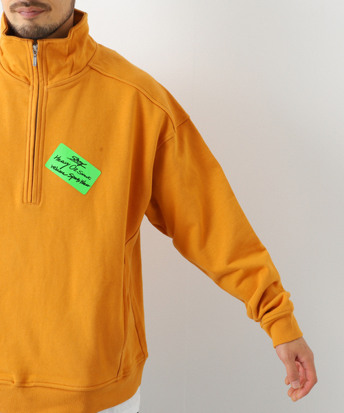 セール】【relume SPORTS WEAR】オーバーサイズ ハーフジップ