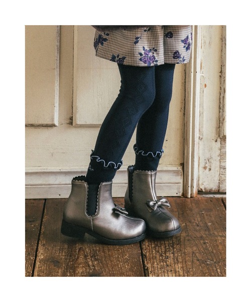 BeBe(ベベ)の「BeBe/フロート柄レギンスセット(80~140cm)(レギンス/スパッツ・キッズ・レッド/ネイビー・X-SMALL/SMALL/MEDIUM/LARGE)」の4枚目の写真