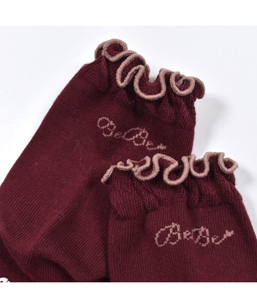 BeBe(ベベ)の「BeBe/フロート柄レギンスセット(80~140cm)(レギンス/スパッツ・キッズ・レッド/ネイビー・X-SMALL/SMALL/MEDIUM/LARGE)」の7枚目の写真