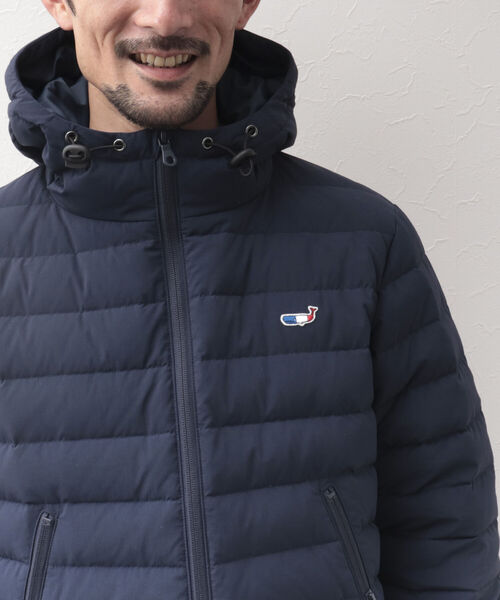 NOLLEY'S goodman(ノーリーズグッドマン)の「【定番クジラアイテム】クジラミドルダウンジャケット(※撥水コーデュラナイロン使用)(ダウンジャケット/コート・メンズ・ネイビー/ブラック/ベージュ・S/M/L)」の8枚目の写真
