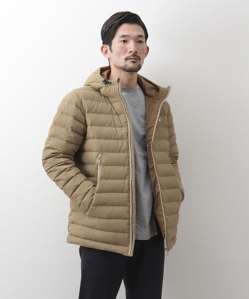NOLLEY'S goodman(ノーリーズグッドマン)の「【定番クジラアイテム】クジラミドルダウンジャケット(※撥水コーデュラナイロン使用)(ダウンジャケット/コート・メンズ・ネイビー/ブラック/ベージュ・S/M/L)」の15枚目の写真