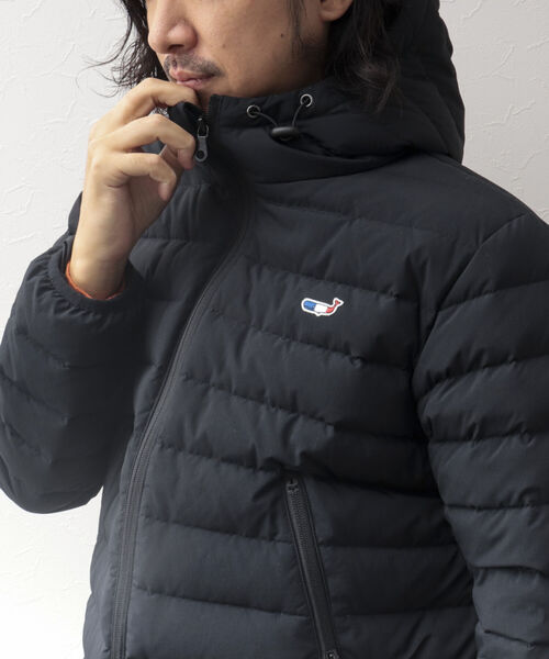 NOLLEY'S goodman(ノーリーズグッドマン)の「【定番クジラアイテム】クジラミドルダウンジャケット(※撥水コーデュラナイロン使用)(ダウンジャケット/コート・メンズ・ネイビー/ブラック/ベージュ・S/M/L)」の18枚目の写真